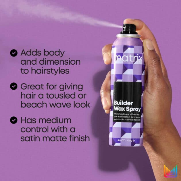 Matrix Styling Builder Wax Hairspray – Medium Hold with Matte Finish - 250ml - Image 2