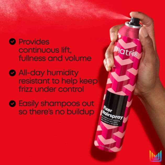 Matrix Styling Fixer Hairspray – Flexible Hold Hairspray with Dy Finish - 400ml - Image 2