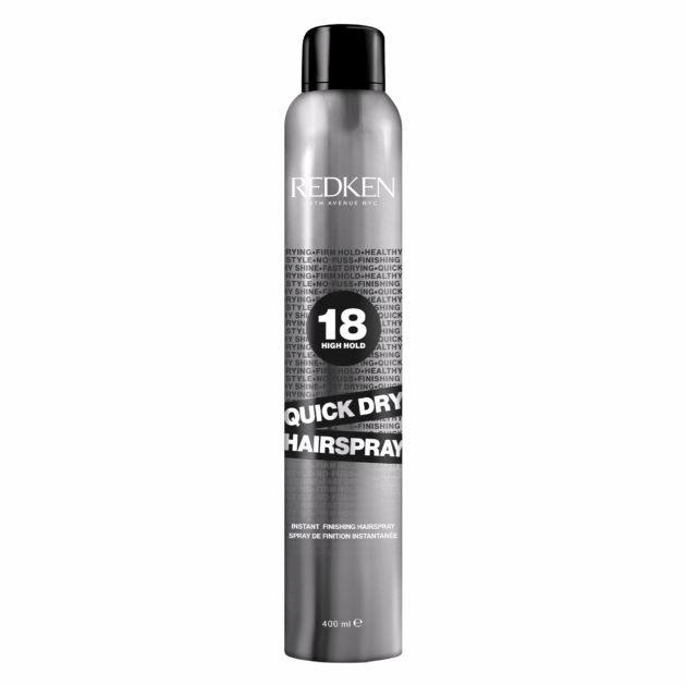Redken Quick Dry 18 Hairspray – Fast Drying Instant Hairspray for Firm Hold - 400ml