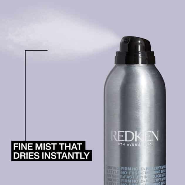 Redken Quick Dry 18 Hairspray – Fast Drying Instant Hairspray for Firm Hold - 400ml - Image 4