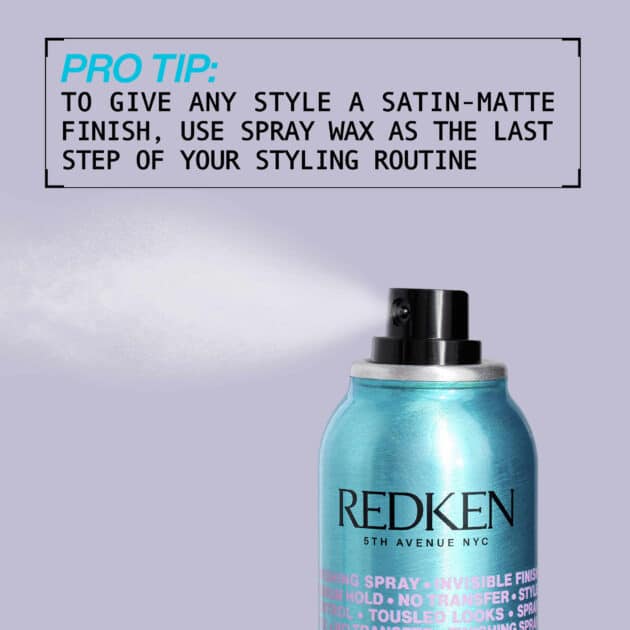 Redken Styling Spray Wax – Medium Control Invisible Texture Hairspray for Matte Finish - 150ml - Image 3