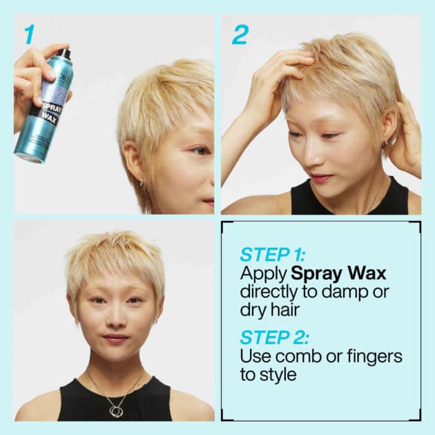 Redken Styling Spray Wax – Medium Control Invisible Texture Hairspray for Matte Finish - 150ml - Image 2