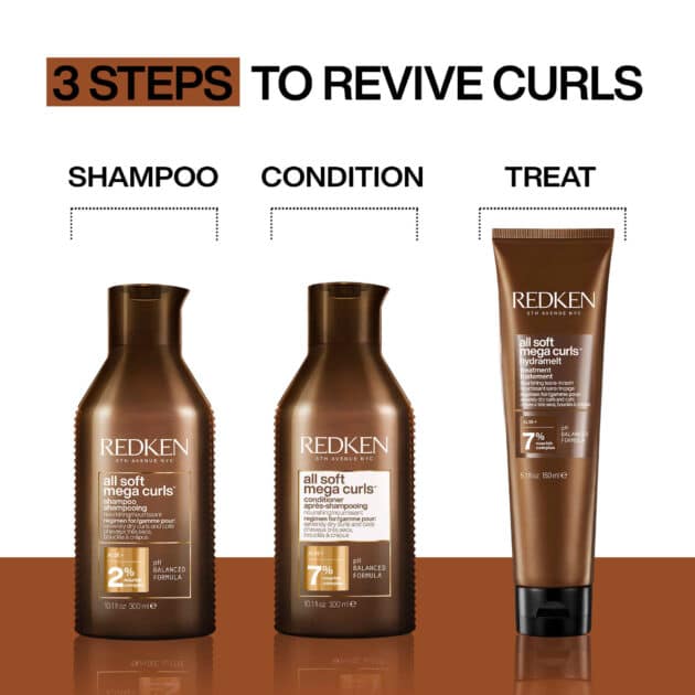 Redken All Soft Mega Curls Hydramelt Intense Hydrating Leave-In Conditioner for Curly & Coily Hair -150ml - Image 5