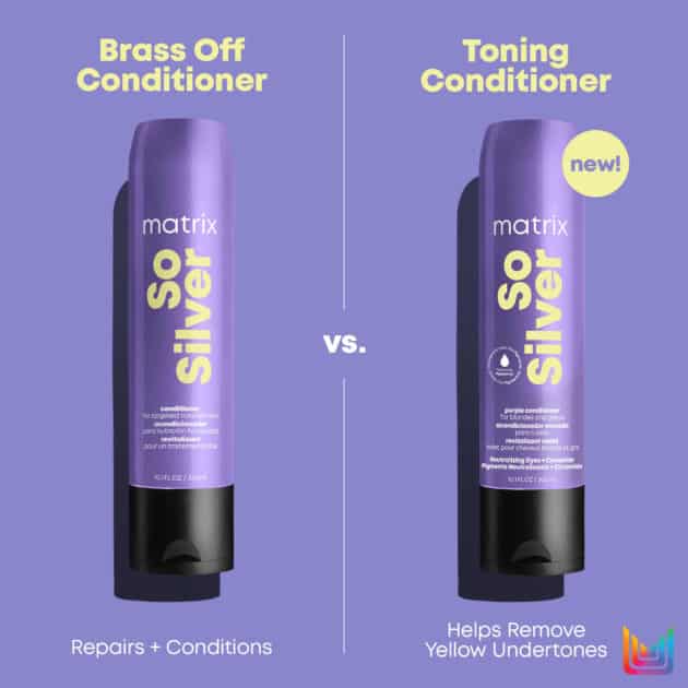 Matrix So Silver Purple Pigmented Conditioner for Blonde and Silver Hair - 300ml - Image 5
