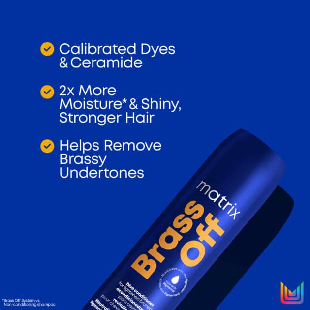 Matrix Brass Off Blue Pigmented Conditioner for Lightened Brunettes - 300ml - Image 9