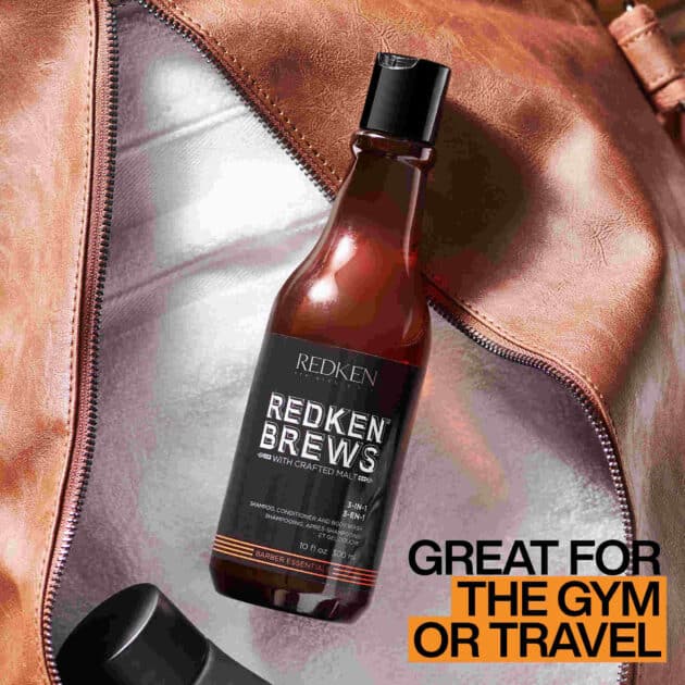 Redken Brews 3-in-1 Shampoo, Conditioner and Body Wash for Men - 300ml - Image 4