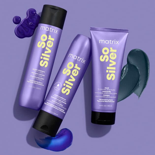 Matrix So Silver Purple Conditioning Hair Mask for Blonde & Silver Hair -200ml - Image 7