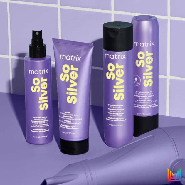 Matrix So Silver Purple Conditioning Hair Mask for Blonde & Silver Hair -200ml - Image 6