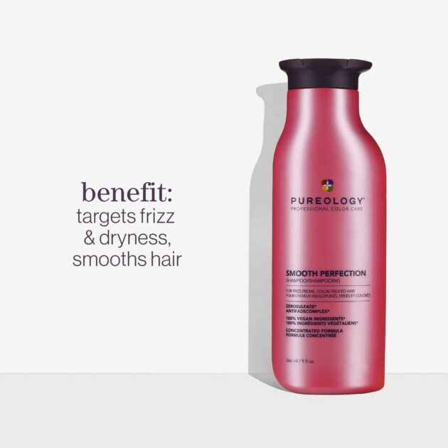 Pureology Smooth Perfection Shampoo – Smoothing Shampoo for Frizzy Hair - 266ml - Image 2
