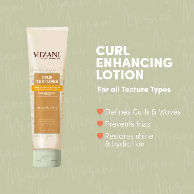 Mizani True Textures Curl Enhancing Lotion for Damaged Hair Repair & Shine - 150ml - Image 2