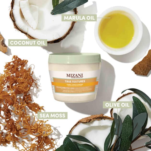 Mizani True Textures Coil Stretch Hydrating Hair Cream for Soft-Hold Finish - 250ml - Image 4