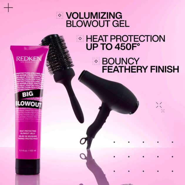 Redken Big Blowout - Hair Volumising & Heat Protecting Blowout Hair Gel -150ml - Image 2