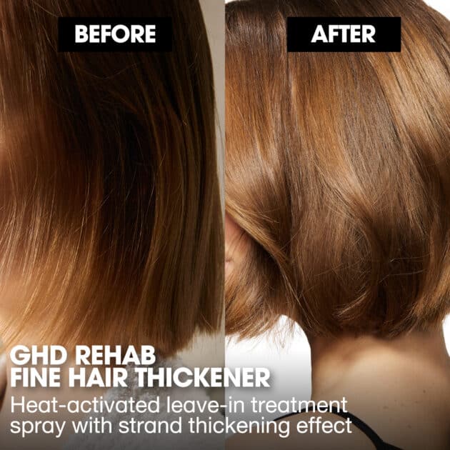 ghd Rehab Fine Hair Thickener, Heat-Activated Leave-In Thickening Treatment Spray To Instantly Thicken Hair & Boost Strand Diameter 95ml - Image 2