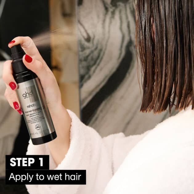ghd Rehab Fine Hair Thickener, Heat-Activated Leave-In Thickening Treatment Spray To Instantly Thicken Hair & Boost Strand Diameter 95ml - Image 4