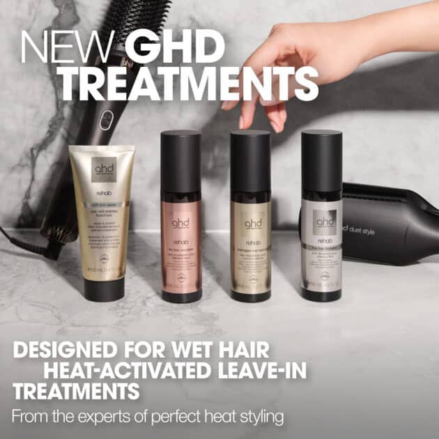 ghd Rehab Dry Hair Nourisher, Heat-Activated Leave-In Moisturising Treatment To Nourish With Less Frizz 95ml - Image 8