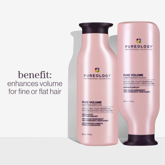 Pureology Pure Volume Shampoo – Lightweight, Volumising Shampoo for Fine & Thin Hair - 266ml - Image 5