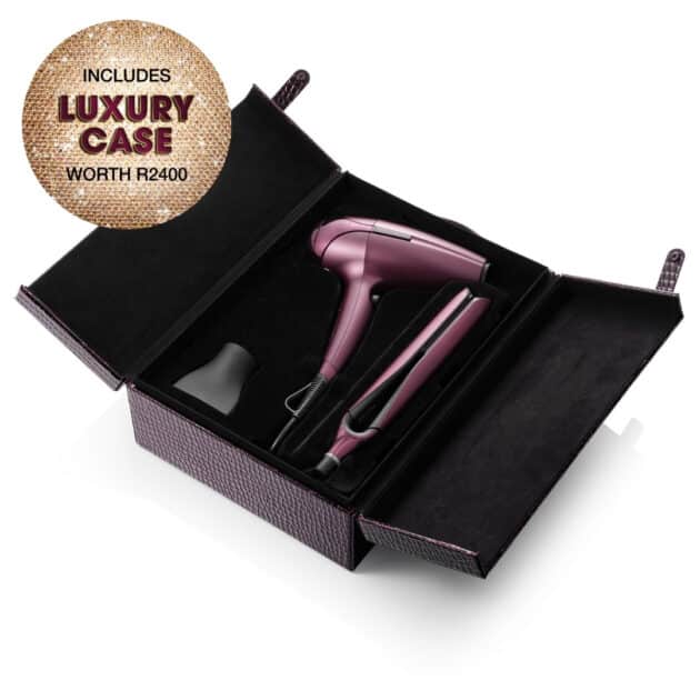 ghd Chronos & Helios Limited Edition Deluxe Gift Set - Hair Straightener & Hair Dryer in Cherry Chic - Image 5