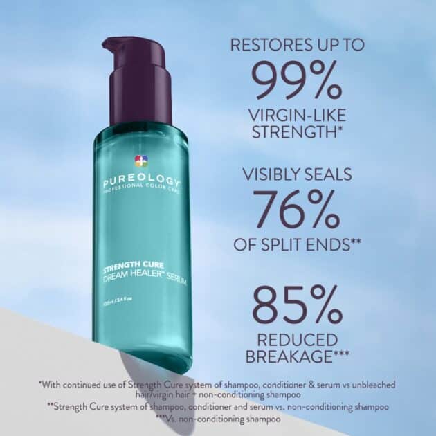Pureology Strength Cure Dream Healer Hair Serum for Damaged Hair - 100ml - Image 2