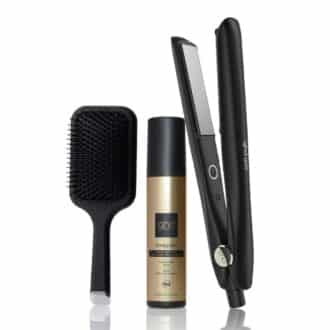ghd Gold Bundle – Straightener + Bodyguard + Paddle Brush