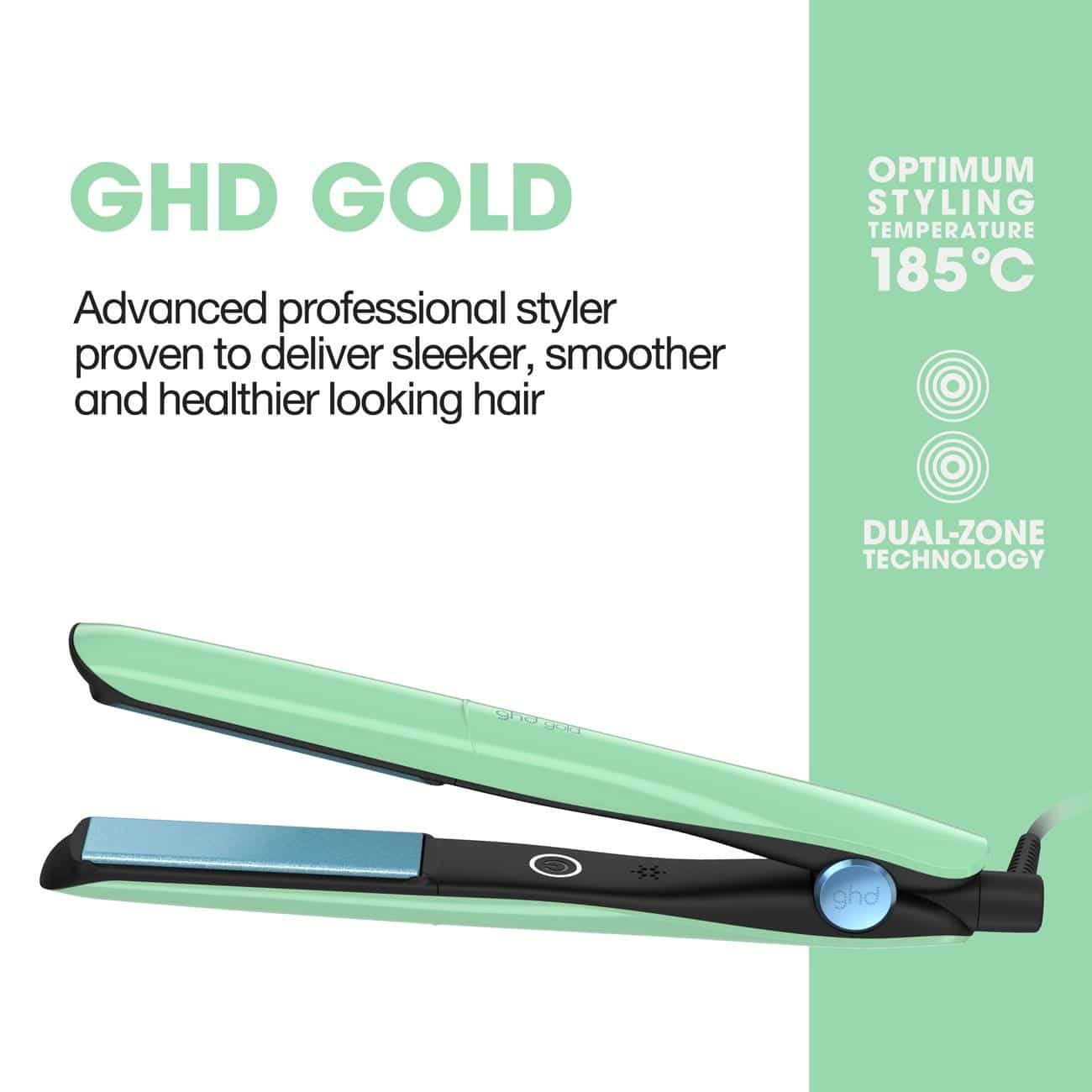 ghd Gold Limited Edition Hair Straightener in Jelly Mint - Image 2
