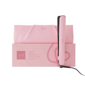 ghd Gold Limited Edition Hair Straightener in Dusted Pink - With Matching Heat-Resistant Bag