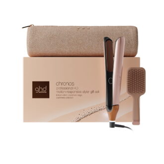 ghd Chronos Hair Straightener Festive Gift Set in Cashmere Beige