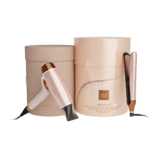 ghd Deluxe Speed Hair Dryer and Chronos Hair Straightener Festive Gift Set in Cashmere Beige