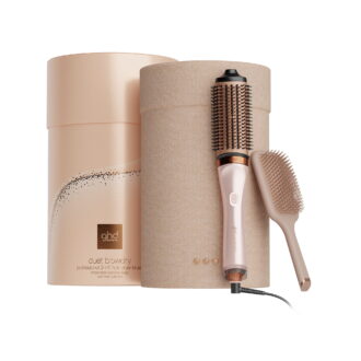ghd Duet Blowdry 2-in-1 Hair Dryer Brush Festive Gift Set In Cashmere Beige
