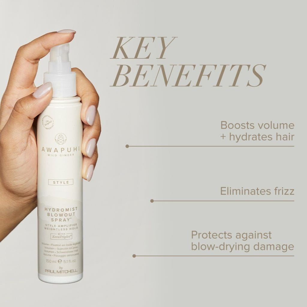 Paul Mitchell Awapuhi Wild Ginger Hydromist Blowout Spray 150ml - Image 2