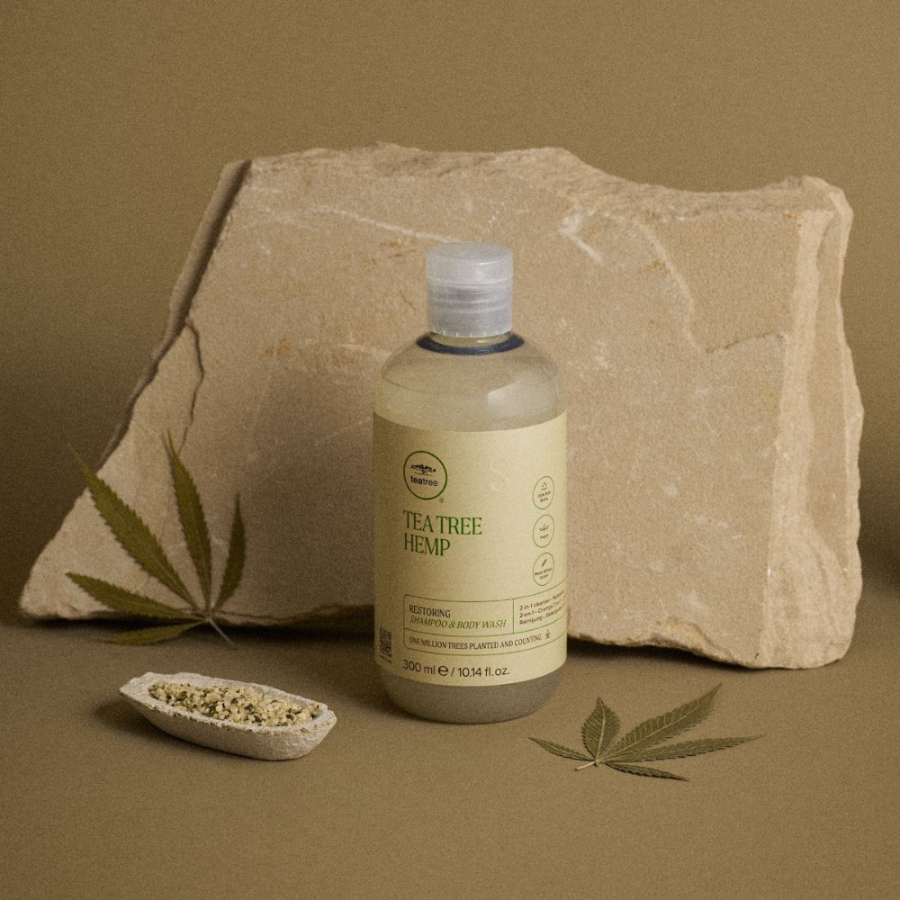 Paul Mitchell Tea Tree Hemp Restoring Shampoo and Body Wash 300ml - Image 3