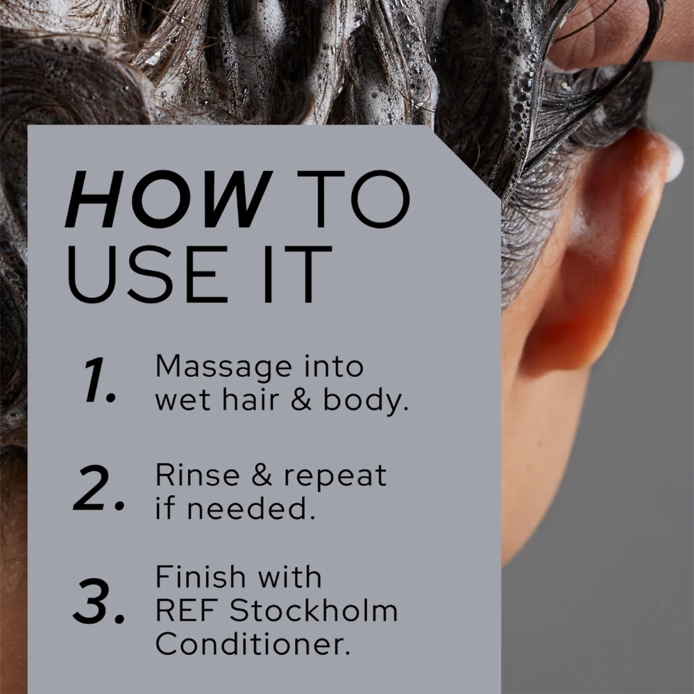 REF Hair and Body Shampoo 285ml - Image 3