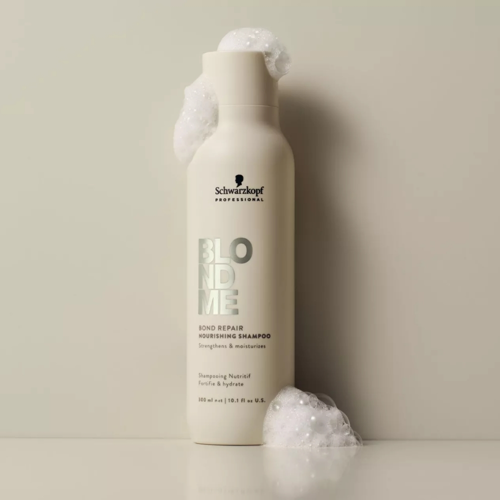 Schwarzkopf Blondme Bond Repair Nourishing Shampoo 300ml - Image 2