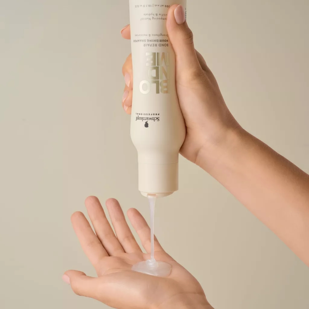 Schwarzkopf Blondme Bond Repair Nourishing Shampoo 300ml - Image 3